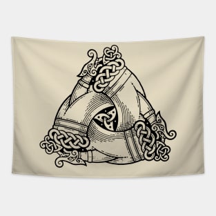 odin's horns symbol Tapestry