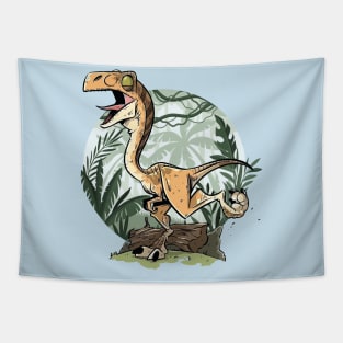 Jurassic Adventure: The Jungle Dino Tapestry