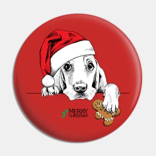 Christmas Pooch In A Pocket Pin