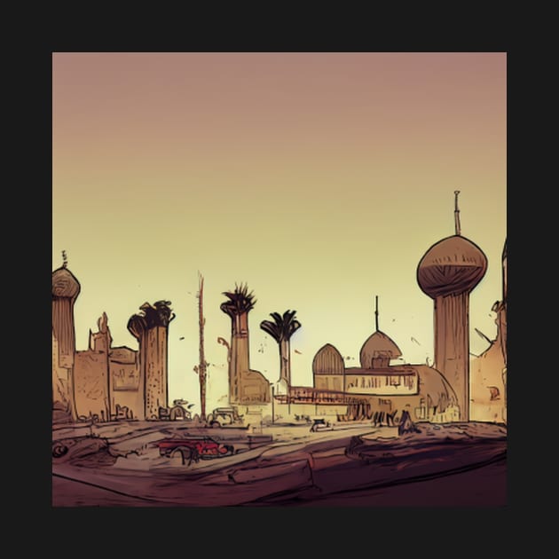 Baghdad | Comics Style by ComicsFactory