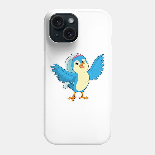 Bird as Bride with Veil Phone Case by Markus Schnabel