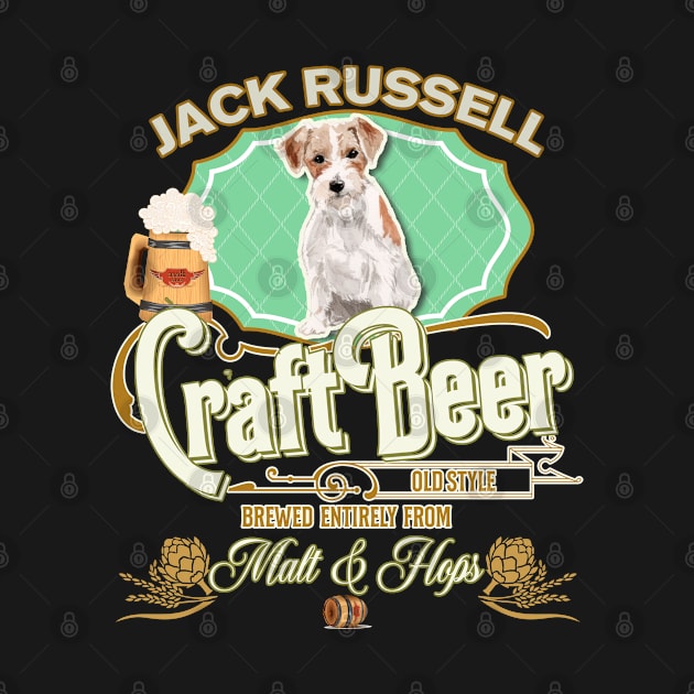 Jack Russell Gifts - Beer Dog lover by StudioElla