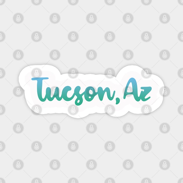 Tucson Arizona map  Arizona tourism Tucson AZ Magnet by BoogieCreates