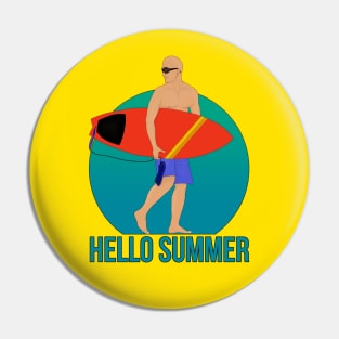 Hello Summer Pin
