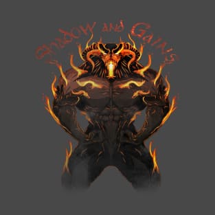 Balrog - Shadow and Gains - Distressed T-Shirt