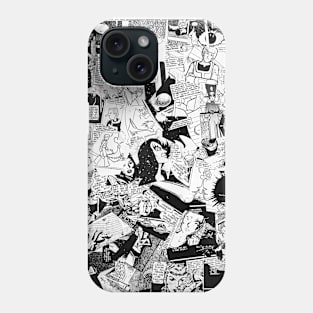 Vintage Comic Book Collage Phone Case