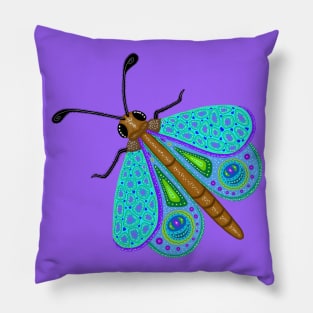 The Opal Moth Pillow