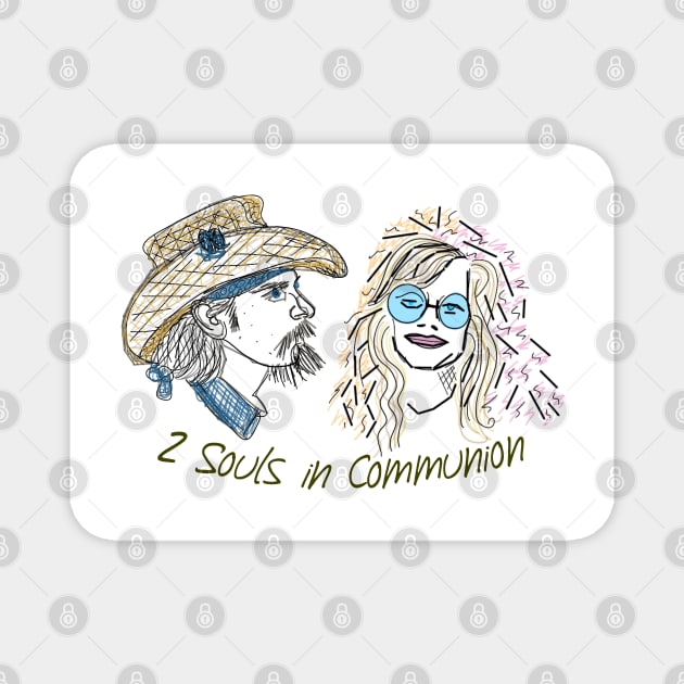 2 Souls in Communion Magnet by Wind and Rae