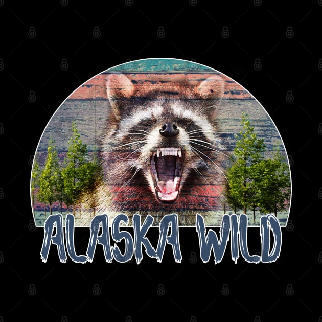 alaska wild t-shirt by adouniss