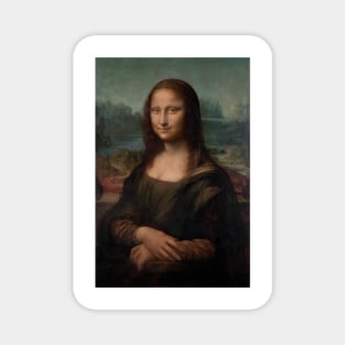 Leonardo da Vinci's (1503–1506) Portrait of Mona Lisa del Giocondo Magnet