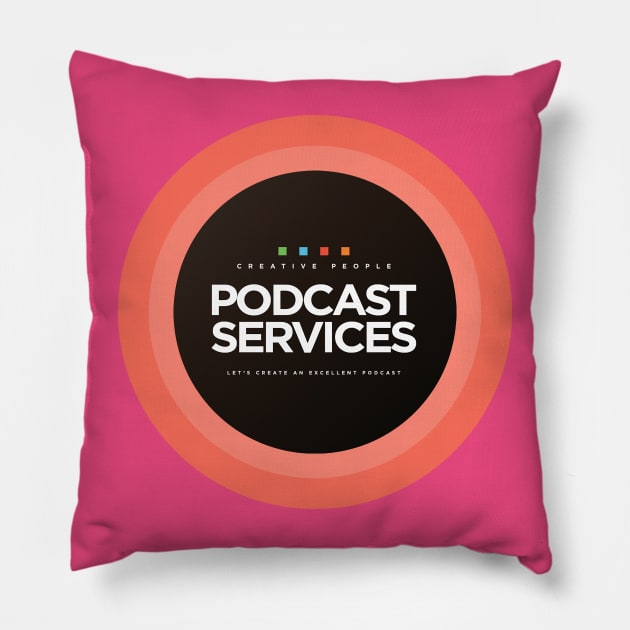 CREATIVE PEOPLE PODCAST SERVICES Pillow by creativepeoplepodcast@outlook.com