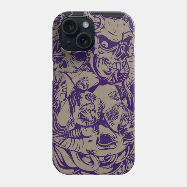 Lady Skull Phone Case by gblackid