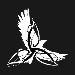 Triquetra and Bird T-Shirt