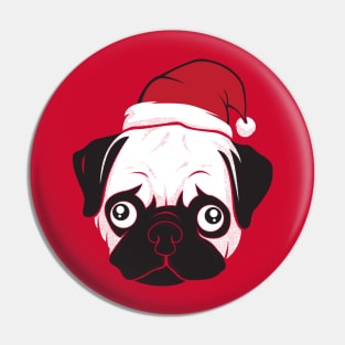 Holiday Pug Pin