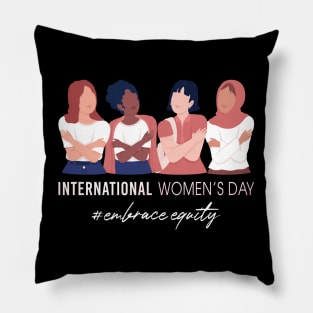 International Womens Day 2023 Embrace Equity International Womens Day Pillow