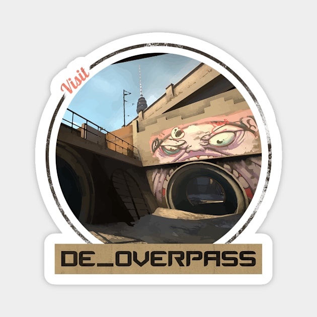 Visit Overpass Magnet by R4Design