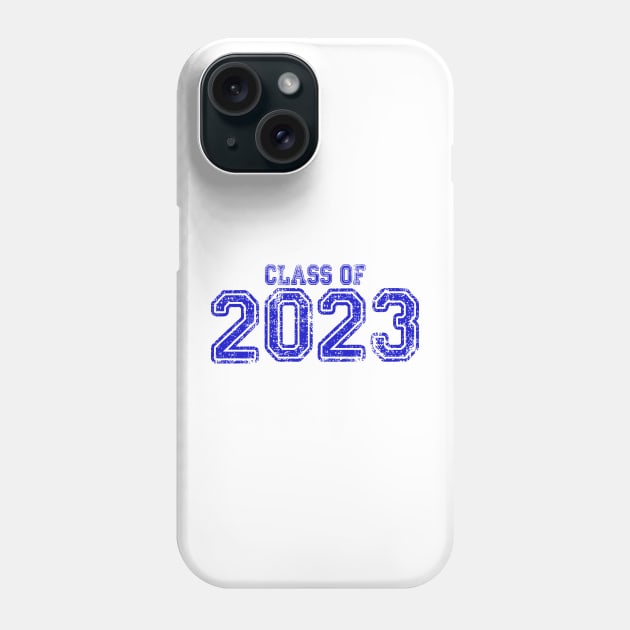 Varsity Blue Class of 2023 Phone Case by Jitterfly