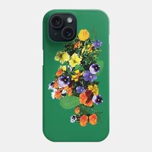 Pansies - Patch of Pansies Phone Case