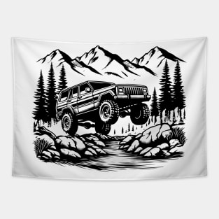 off road car Tapestry