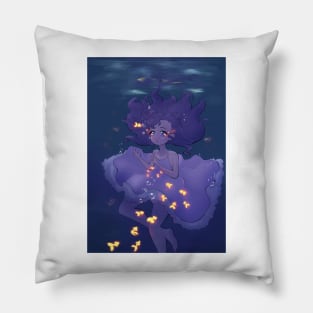 Goldfish Girl Pillow