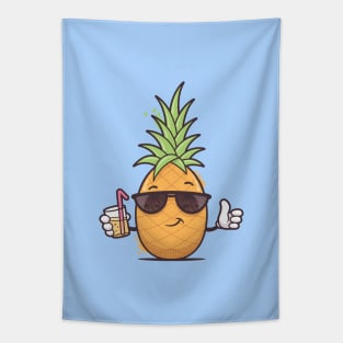 Cool Pineapple Tapestry