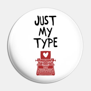 Just my Type Pin