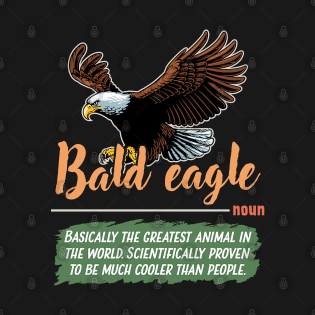 Funny Bald Eagle Definition by White Martian