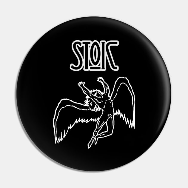 Stoic Angel Pin by Toby Wilkinson