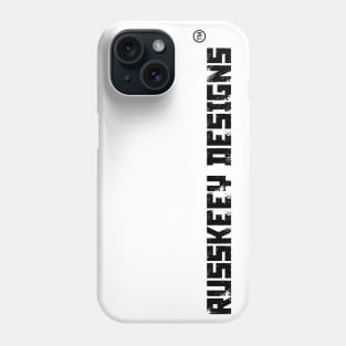 Russkeey Designs Banner (Black) Phone Case