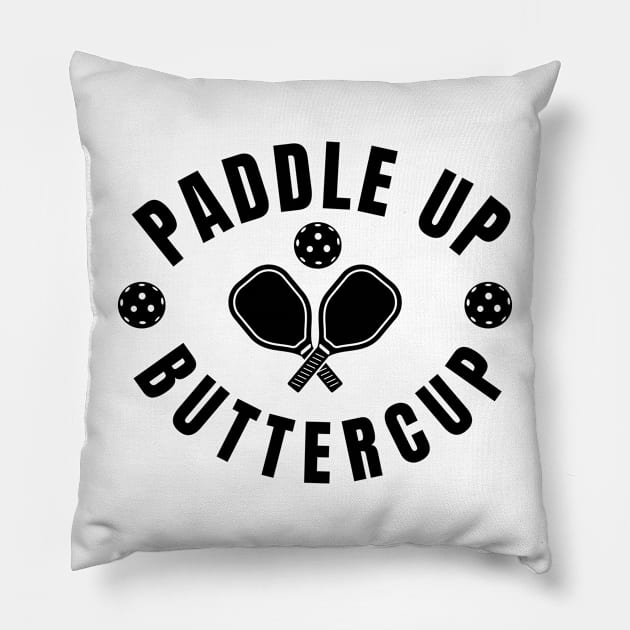 Paddle Up Buttercup Pillow by TreSiameseTee