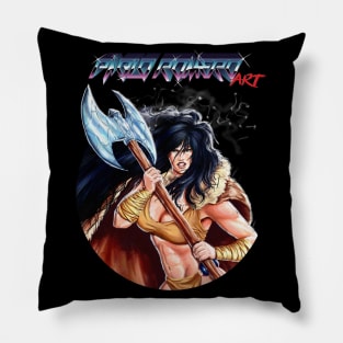 Axe Girl Pillow