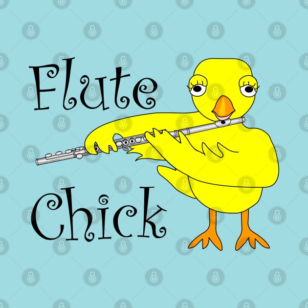 Flute Chick Text by Barthol Graphics