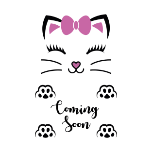 Coming Soon Kitty Face T-Shirt