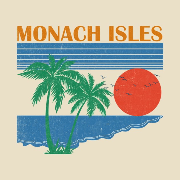 Monach Isles \\ Retro Vintage Design by KianOlsen Art