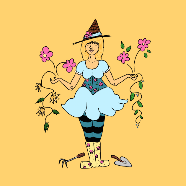 Garden Witch by Mernion