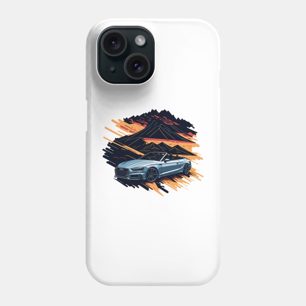 Audi S5 Cabriolet Classic Car Phone Case by Cruise Dresses