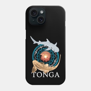 Zebra Shark and Whitetip Reef Shark Tonga diving Phone Case