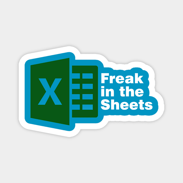 Freak in the Sheets Green Magnet by positive_negativeart