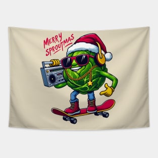 Christmas Brussels Sprouts Tapestry