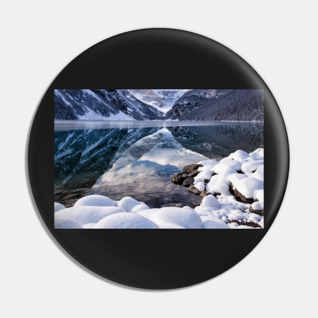 Snow-Framed Reflections Pin by krepsher