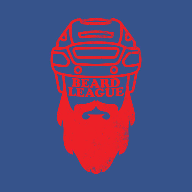 Disover Beard League - Playoff Hockey (red version) - Hockey - T-Shirt