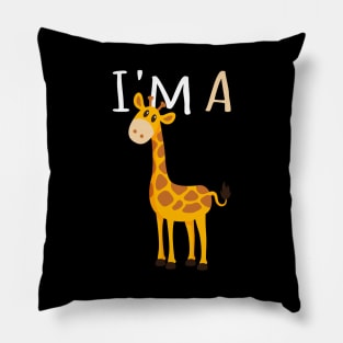 I'm A Giraffe Cute Baby Giraffe Adorable Animal Pillow