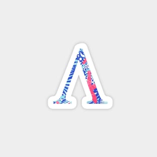 Lambda Tropical Letter Magnet