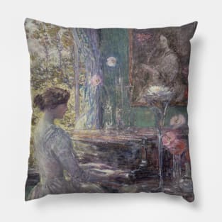 Improvisation by Childe Hassam Pillow