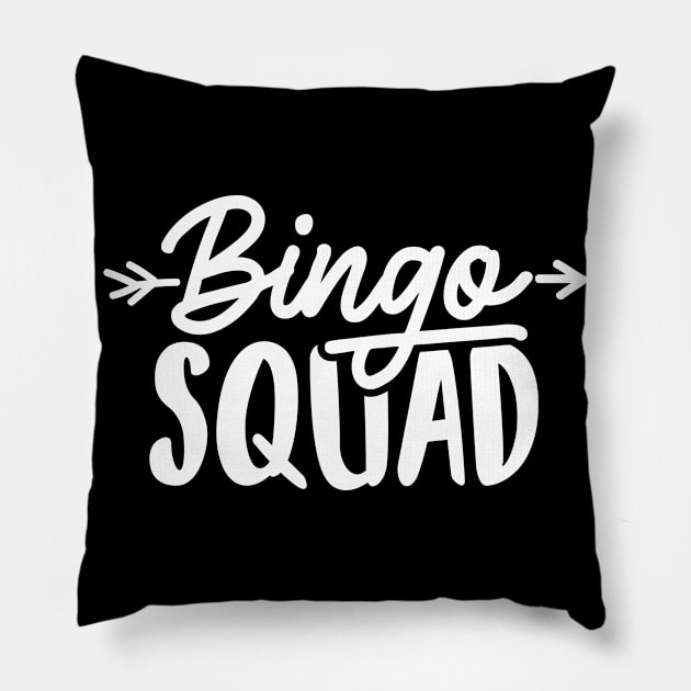 Bingo Bingo Player Bingo Caller Pillow by CreativeGiftShop