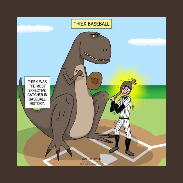 T-Rex Baseball by OutToLunch
