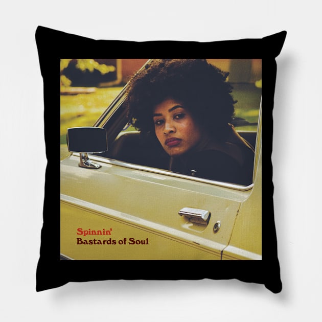 Bastards of Soul Spinnin' Pillow by Eastwood Music Group