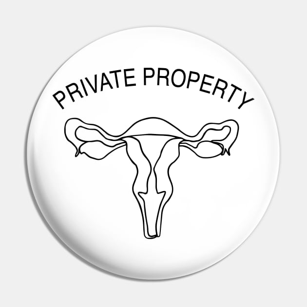 Private Property Pin by NickiPostsStuff