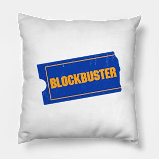 Blockbuster Video - vintage logo Pillow