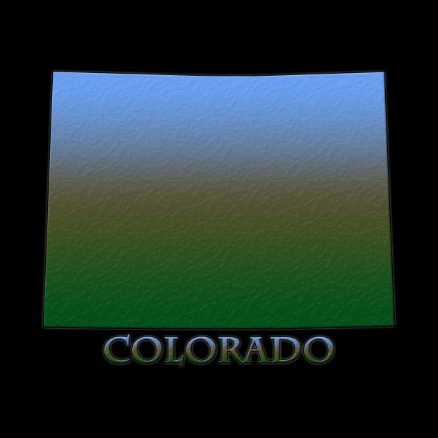 Colorado State Outline by gorff